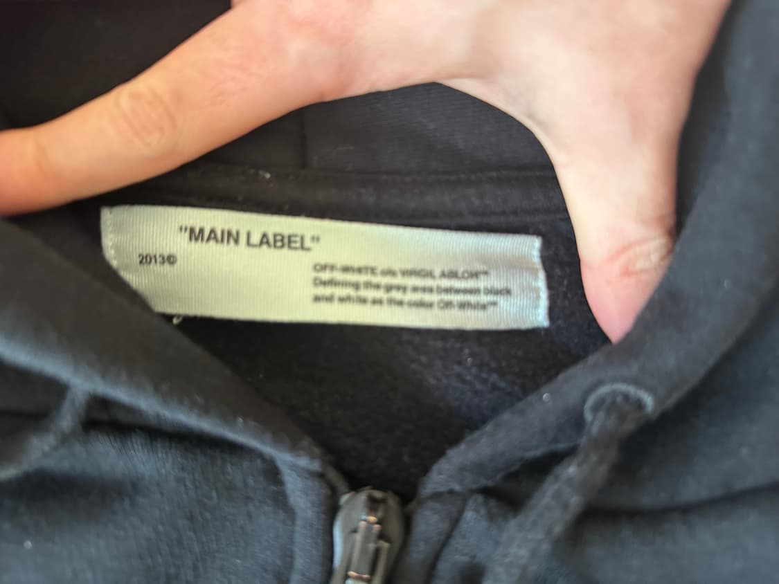 (M) 오프화이트 갤럭시 후드 집업 상품이미지3