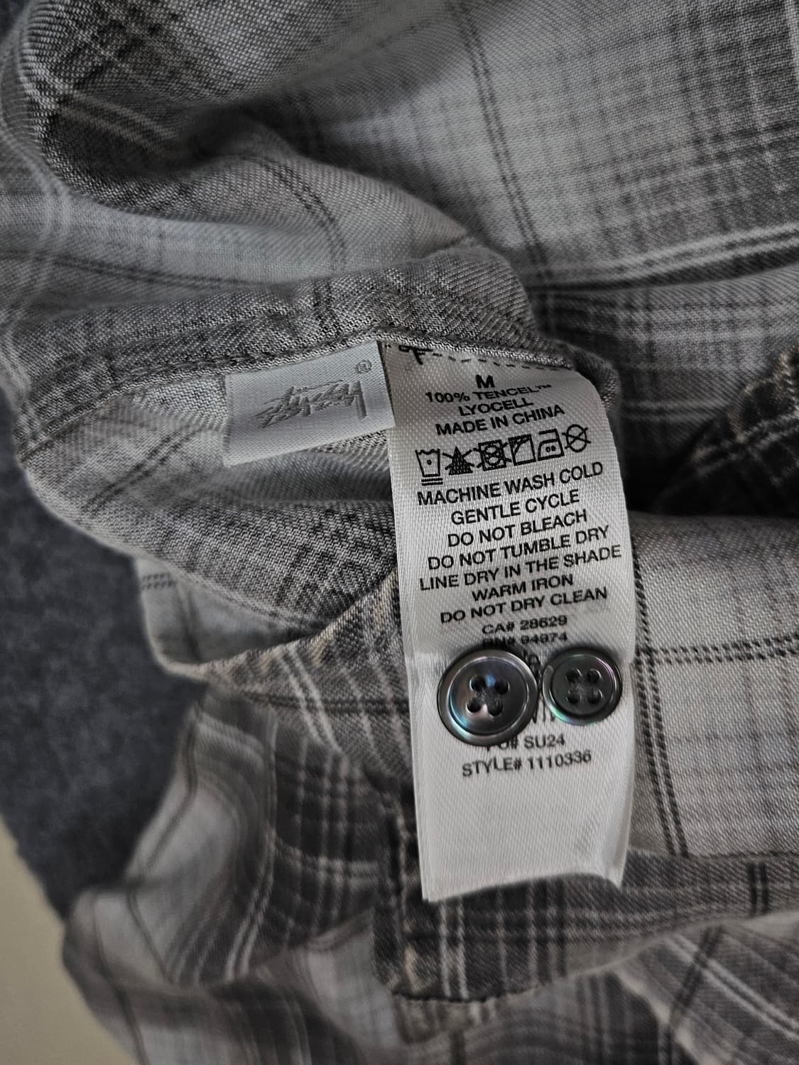 스투시 라지 프린티드 플레이드 매튜 셔츠(급처) 상품이미지6