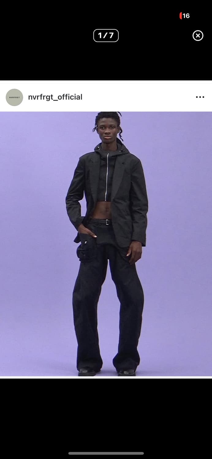 [NVRFRGT : 네버포겟] DETACHABLE HOODED 블레이저 상품이미지1