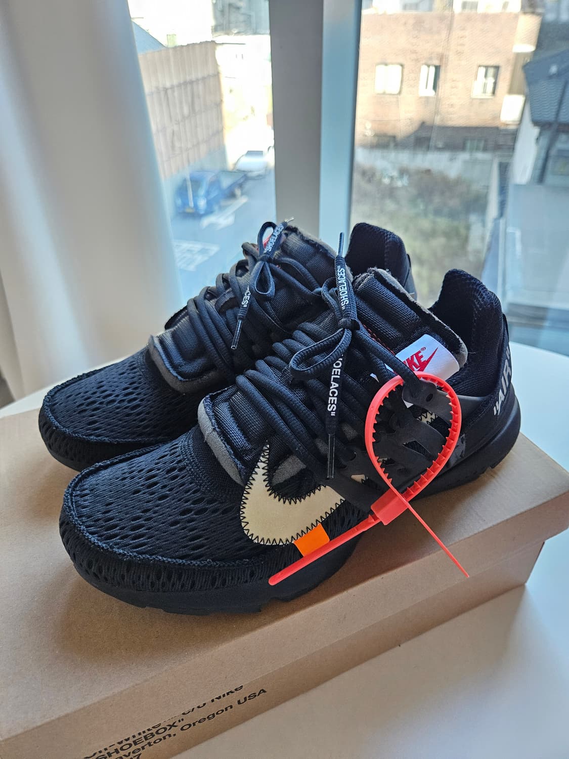 나이키 × 오프화이트 더텐 프레스토 블랙 270 새제품 상품이미지8