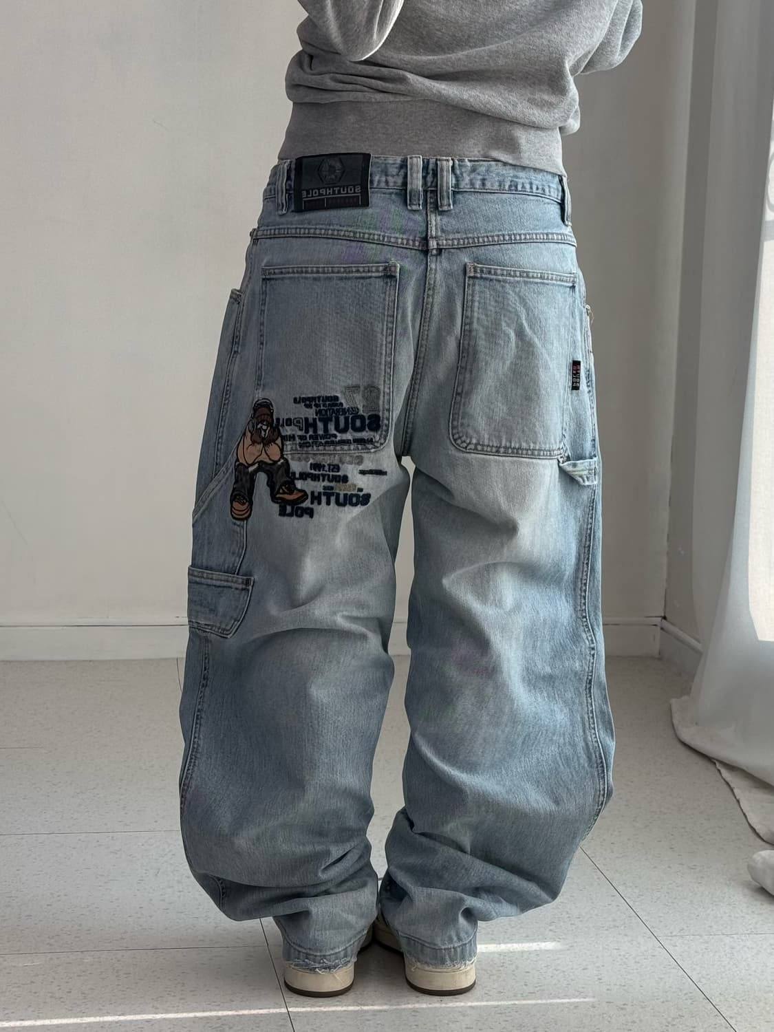 사우스폴 자수 연청 카펜터 상품이미지1