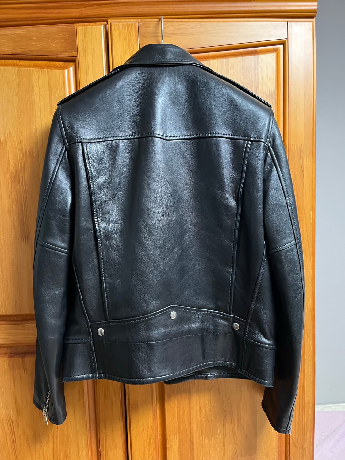 생로랑 13fw L01 에디시즌 램스킨 라이더 자켓 상품이미지9