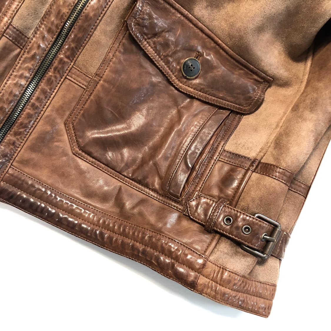 시리즈 B-3 레더 무스탕 자켓 상품이미지10