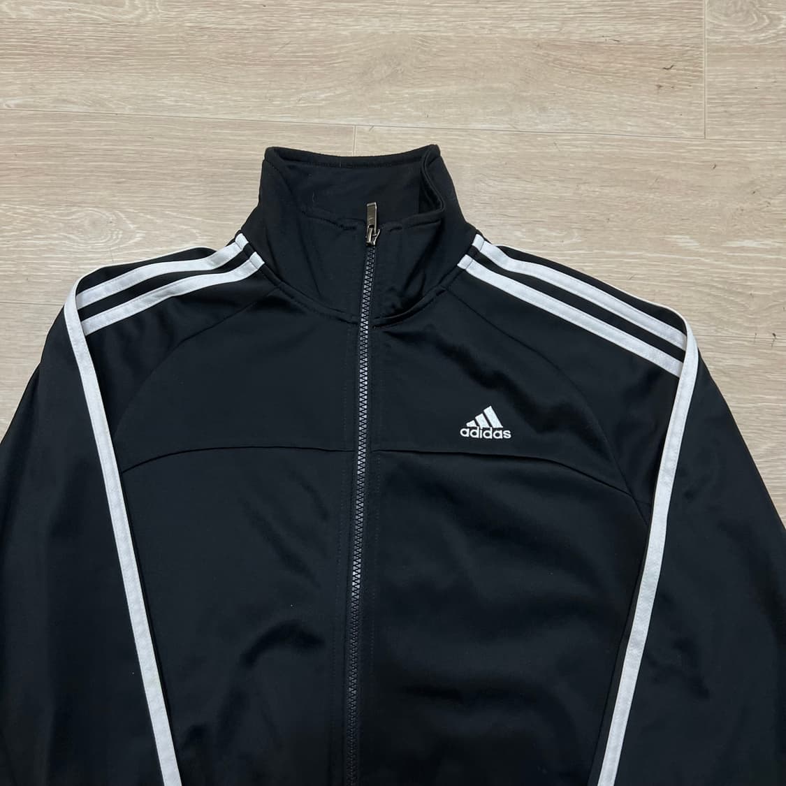 아디다스 사이드라인 삼선 져지 트랙탑 집업자켓 [블랙] M/95 상품이미지2