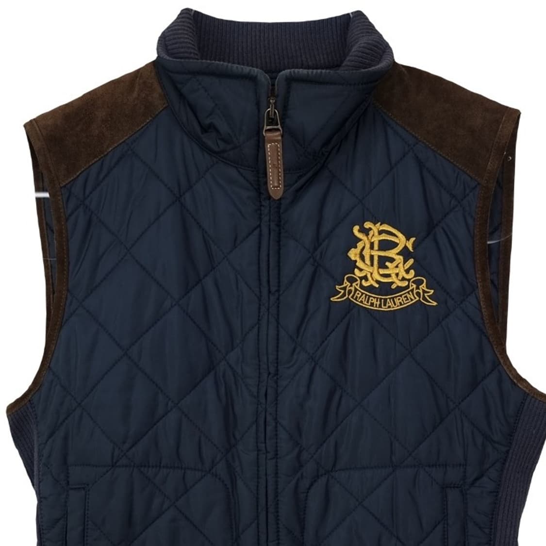 폴로 랄프로렌 로고 자수 퀄팅 누빔 조끼 네이비 M16409 상품이미지4