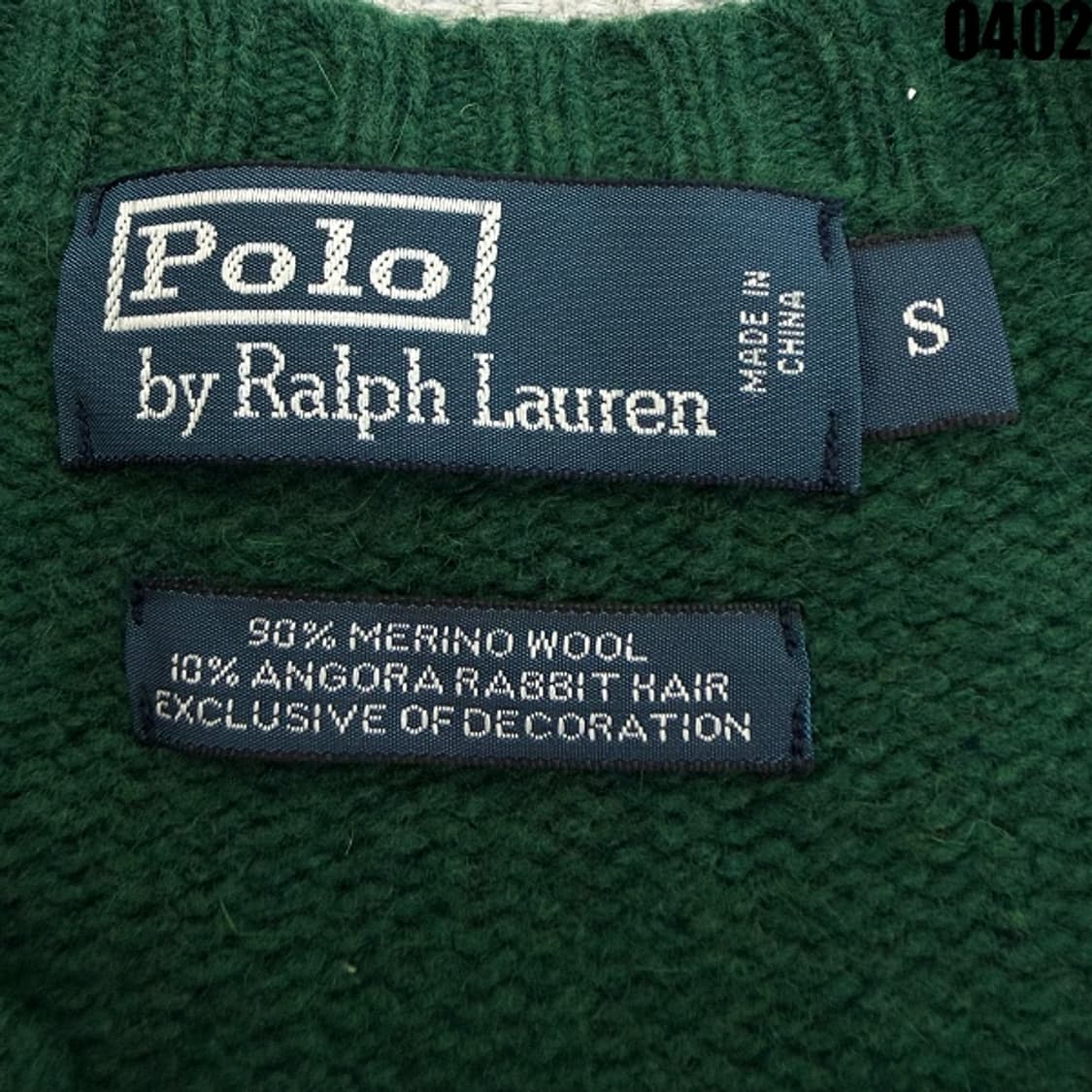 폴로 랄프로렌 메리노 울 니트 스웨터 S 0402 상품이미지4