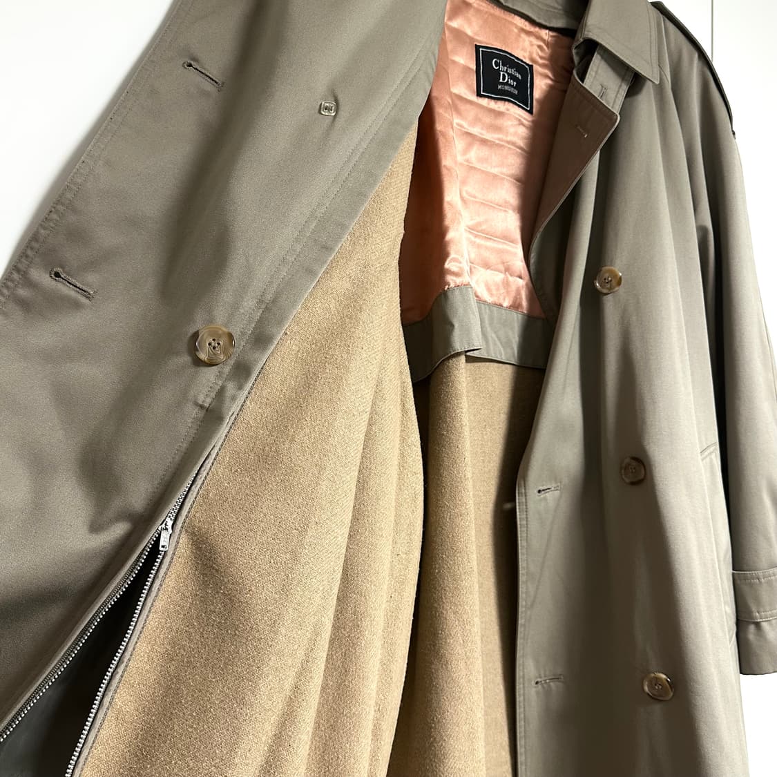 크리스찬 디올 무슈 트렌치 코트 상품이미지7