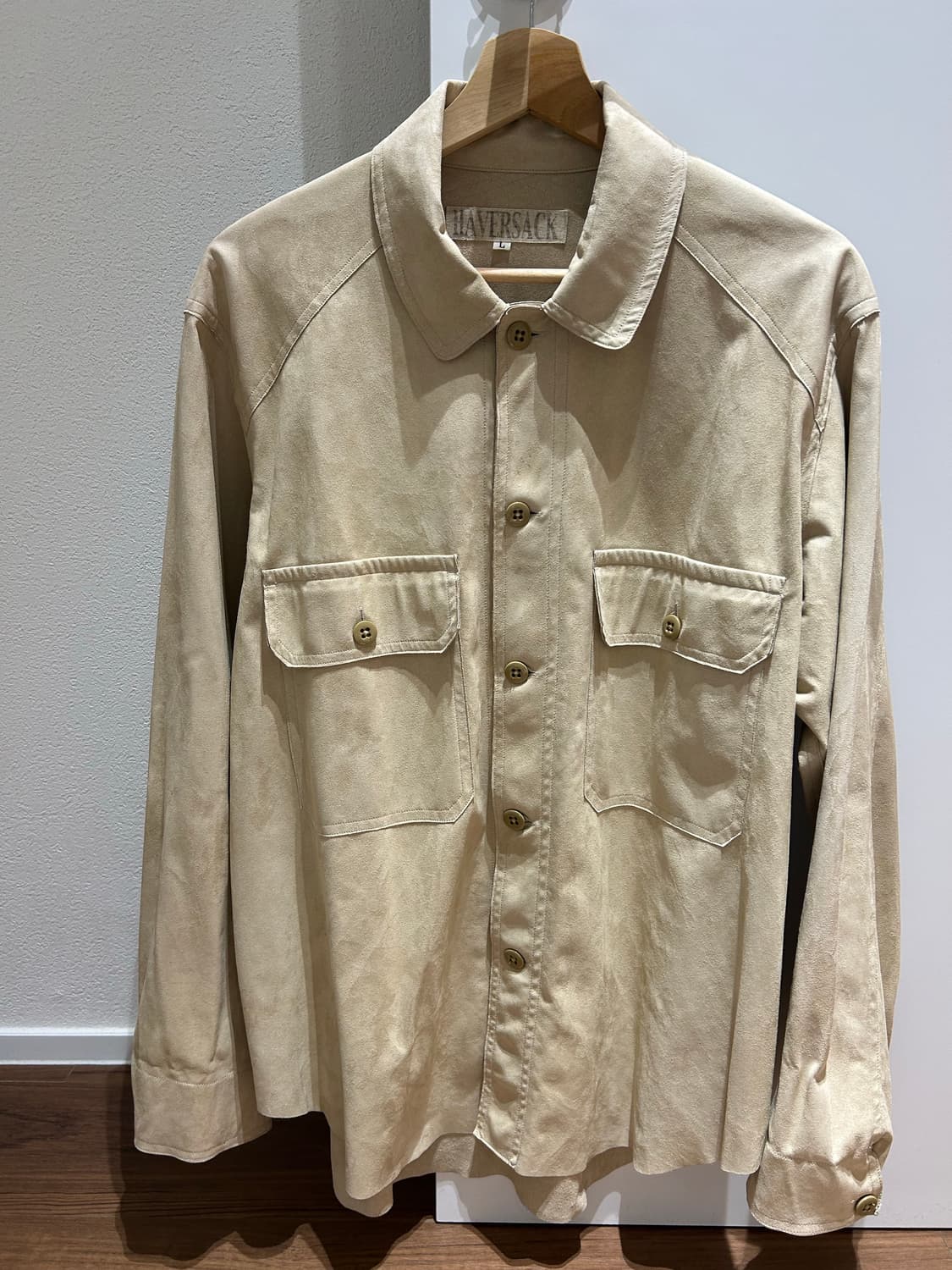 하버색 스웨이드셔츠 상품이미지1