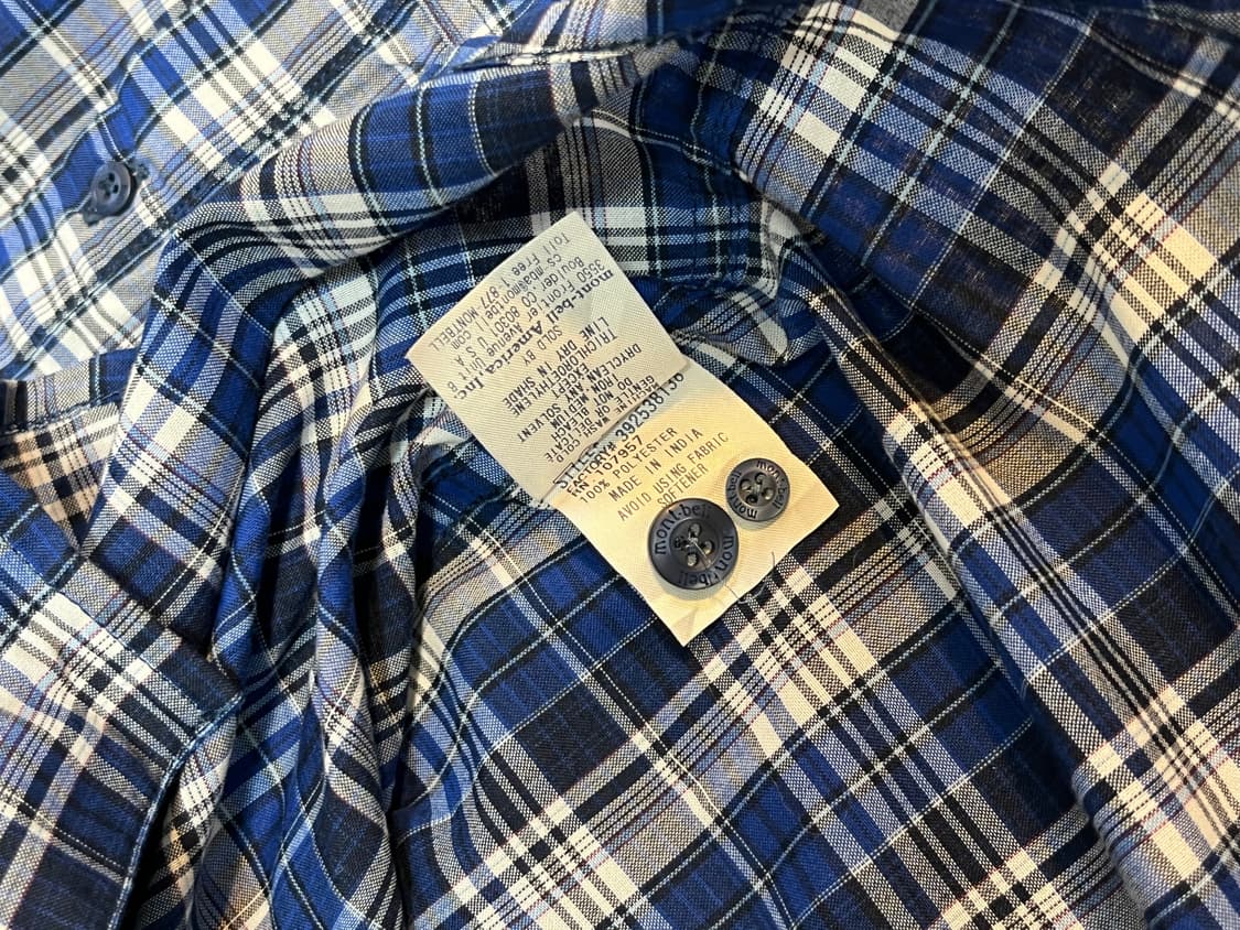 몽벨 체크셔츠 상품이미지3