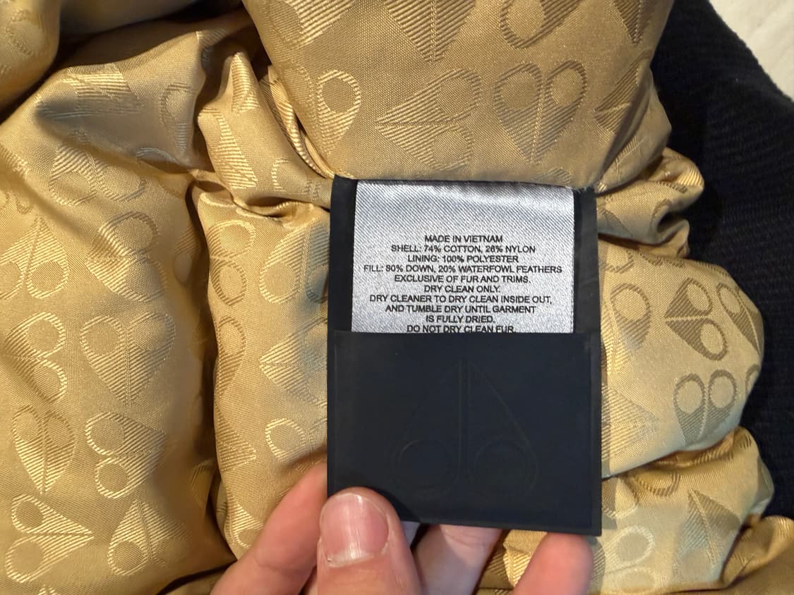 무스너클 발라스틱 붐버 블랙 패딩 금장 상품이미지6