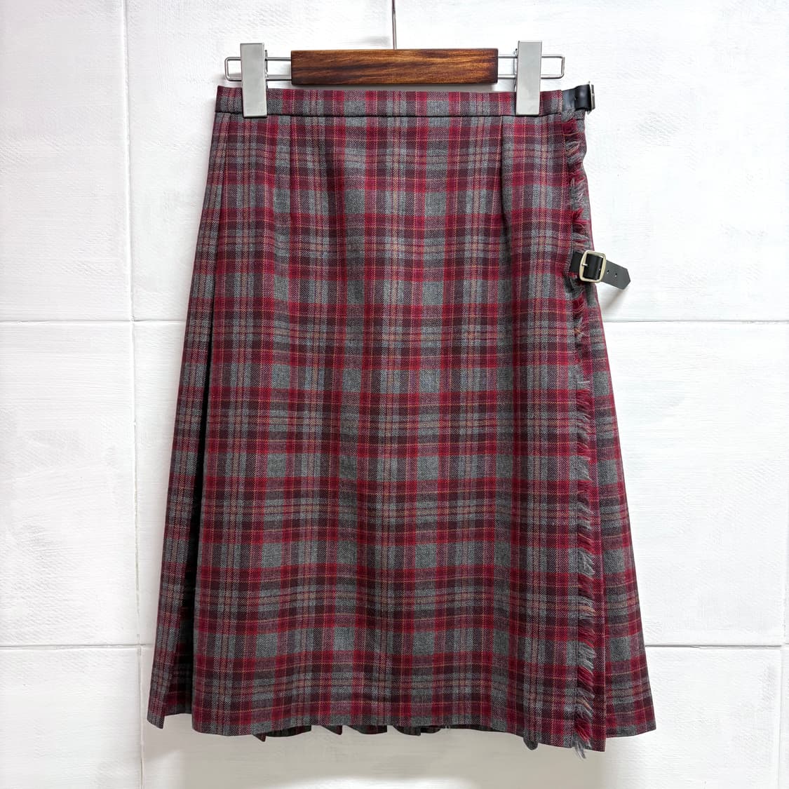 LAURA ASHLEY 로라애슐리 플리츠 주름 랩 스커트  상품이미지1