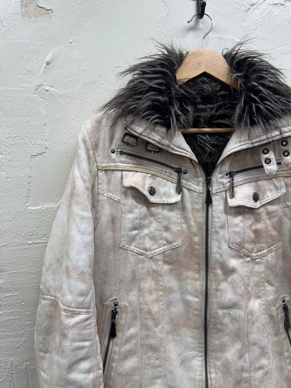 In the attic 00s vkei trimming fur jacke 상품이미지3