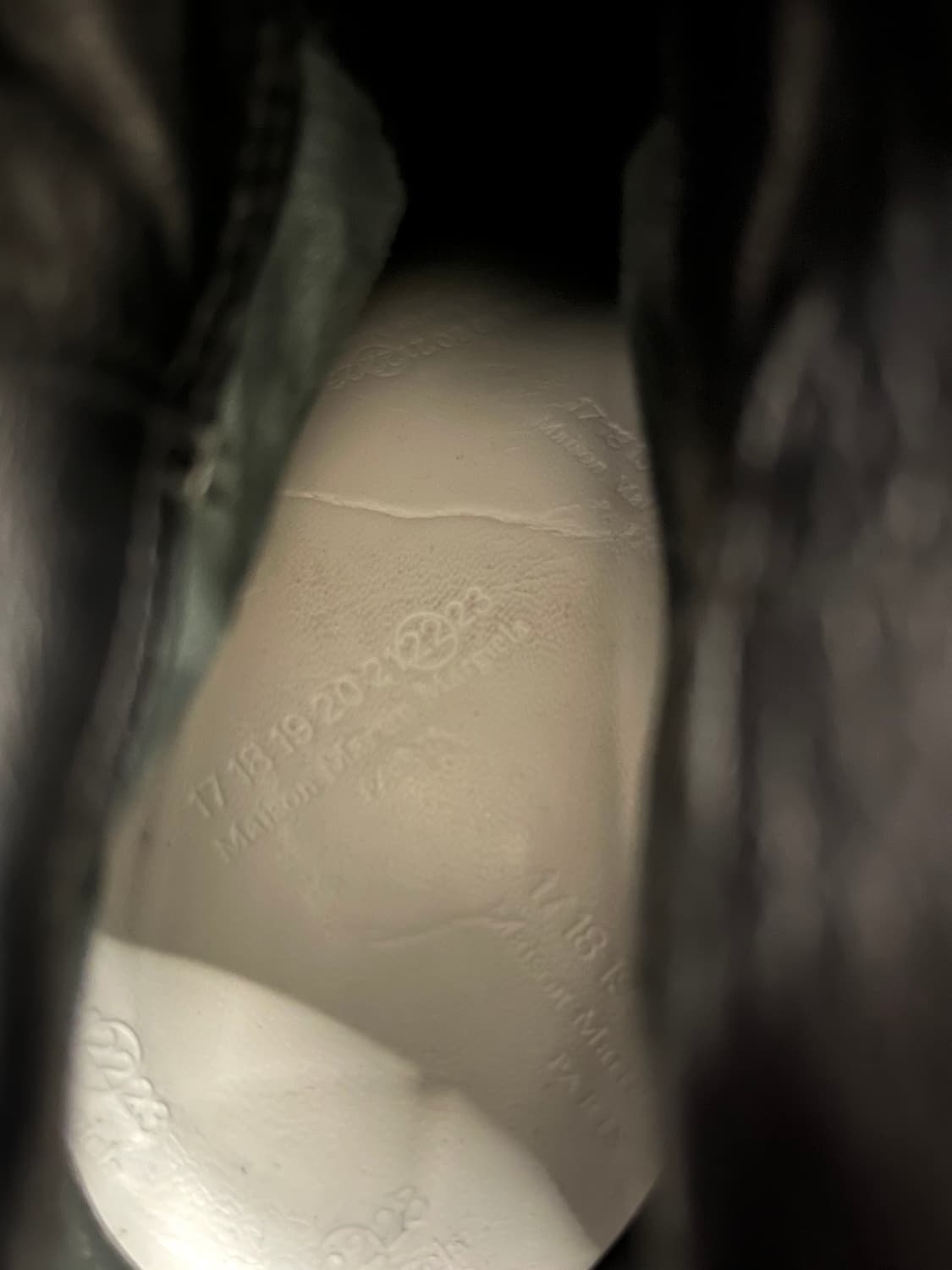 메종 마틴 마르지엘라 셔링 레더 앵클 부츠 상품이미지7