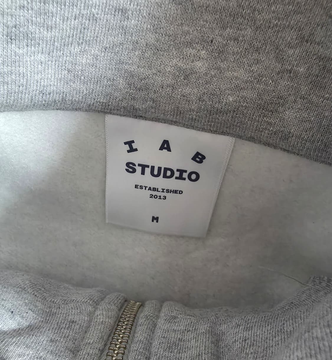 아이앱 스튜디오 투웨이 풀 집업 그레이 화이트 상품이미지5