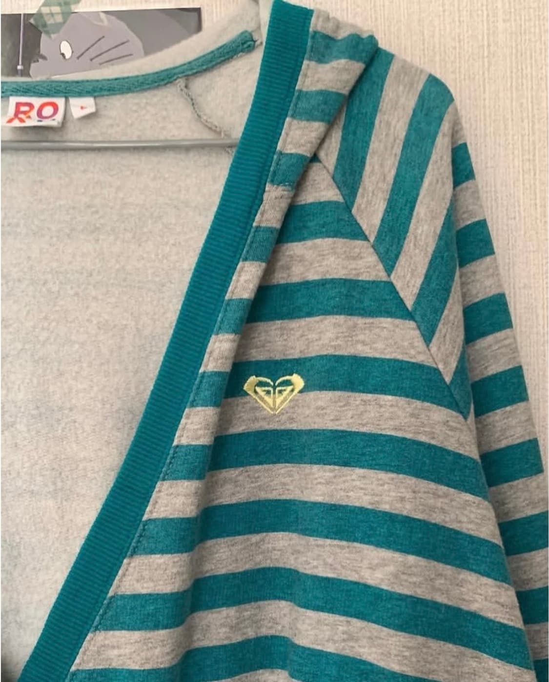 하구미 기모 스트라이프 후드 원피스 상품이미지5