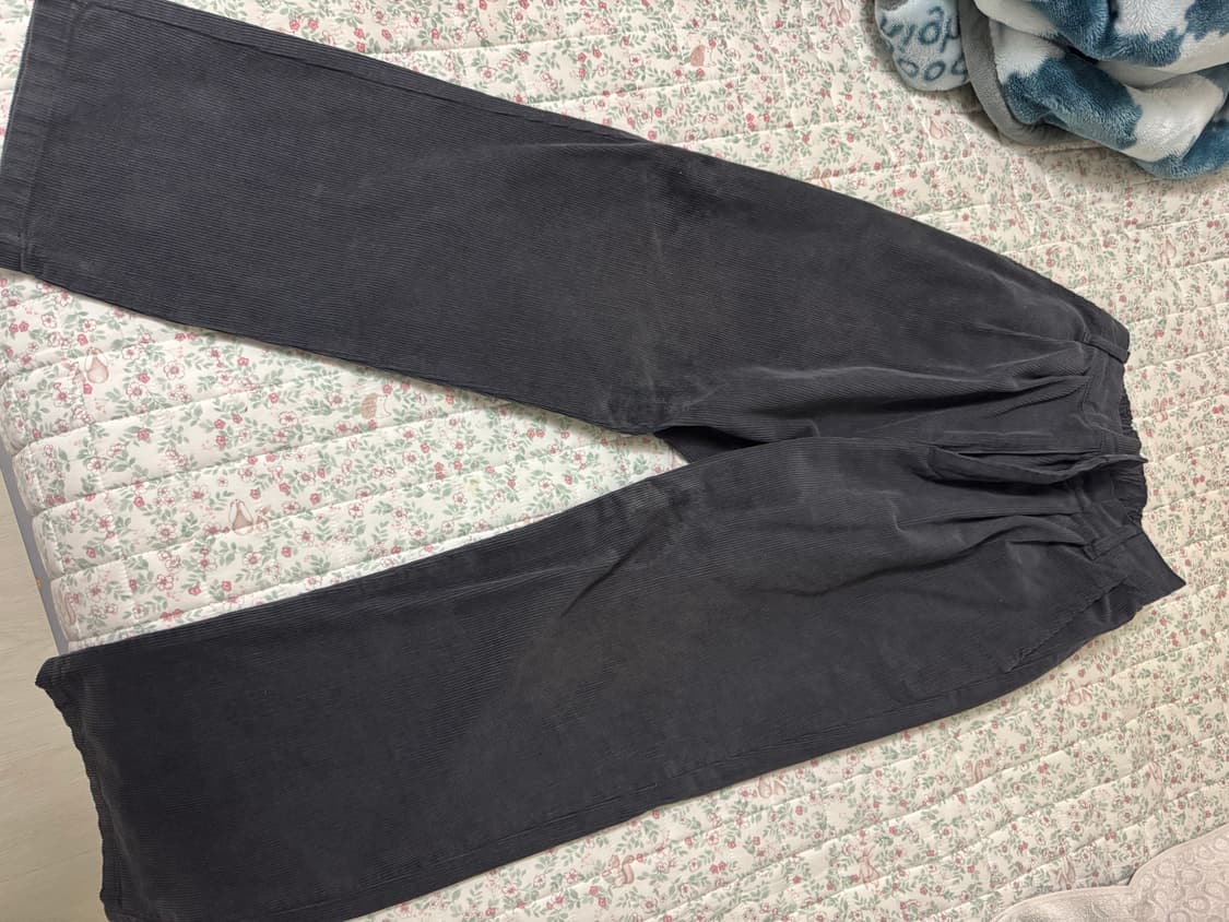 토피 코듀로이 팬츠  L회색 상품이미지3