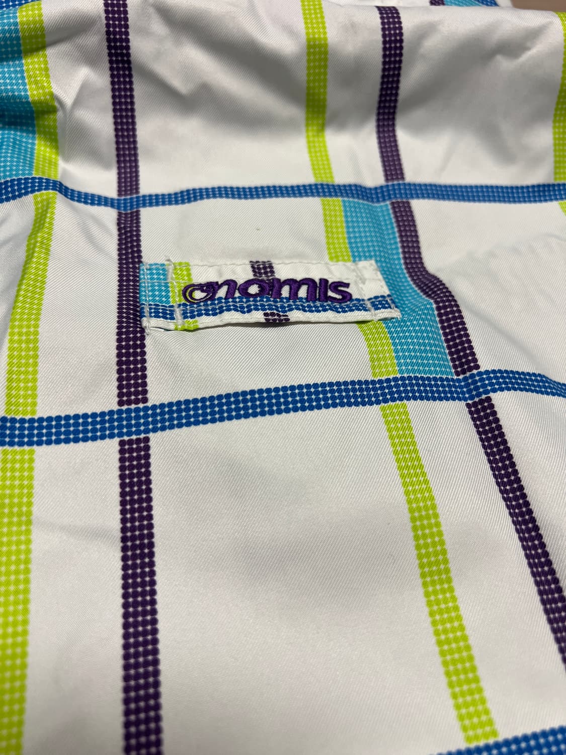 노미스(nomis) 스노우 자켓 화이트 체크 패턴 / XL 상품이미지8