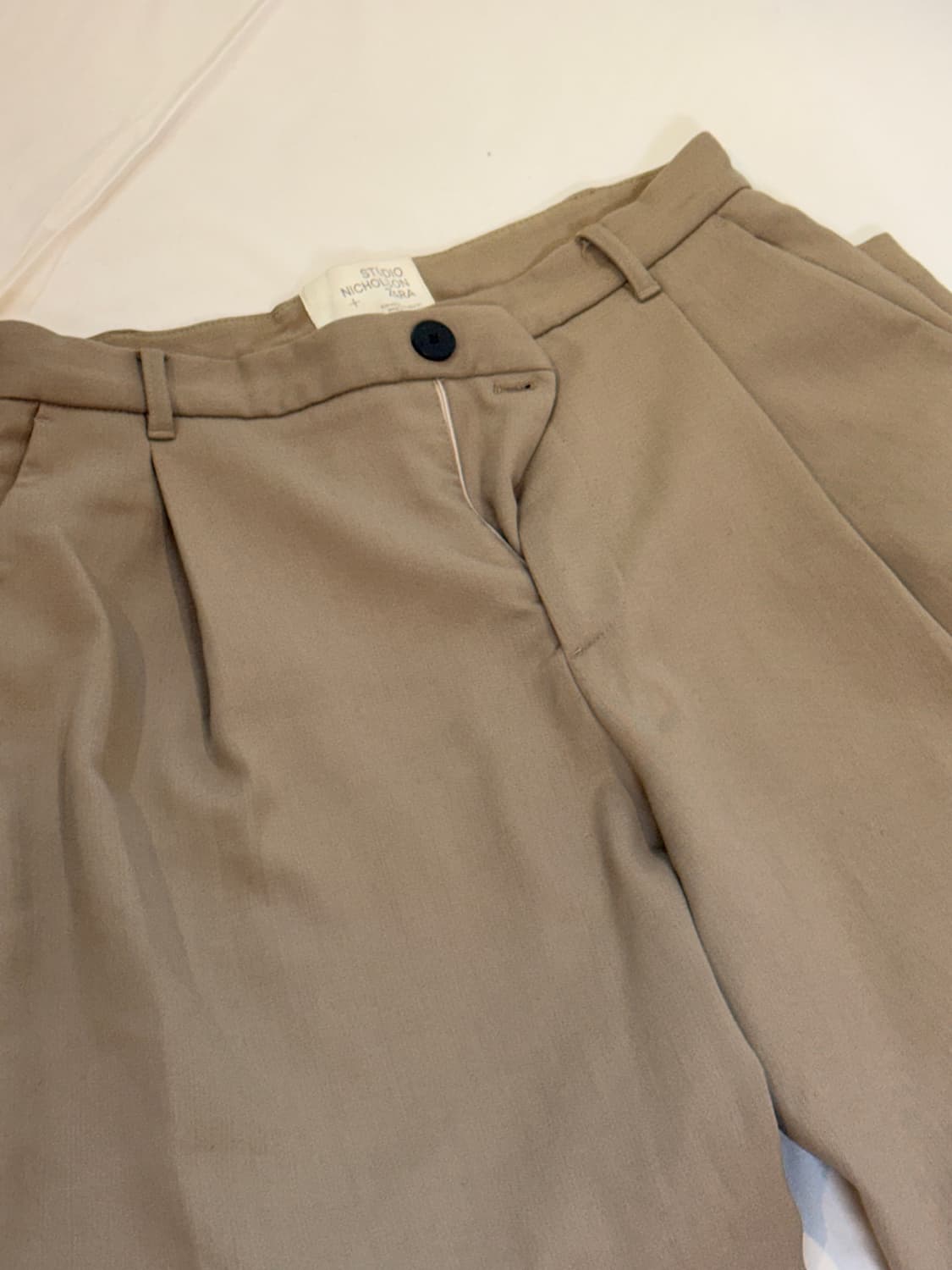 스튜디오 니콜슨 자라 플리츠 와이드 팬츠 EU40 상품이미지1