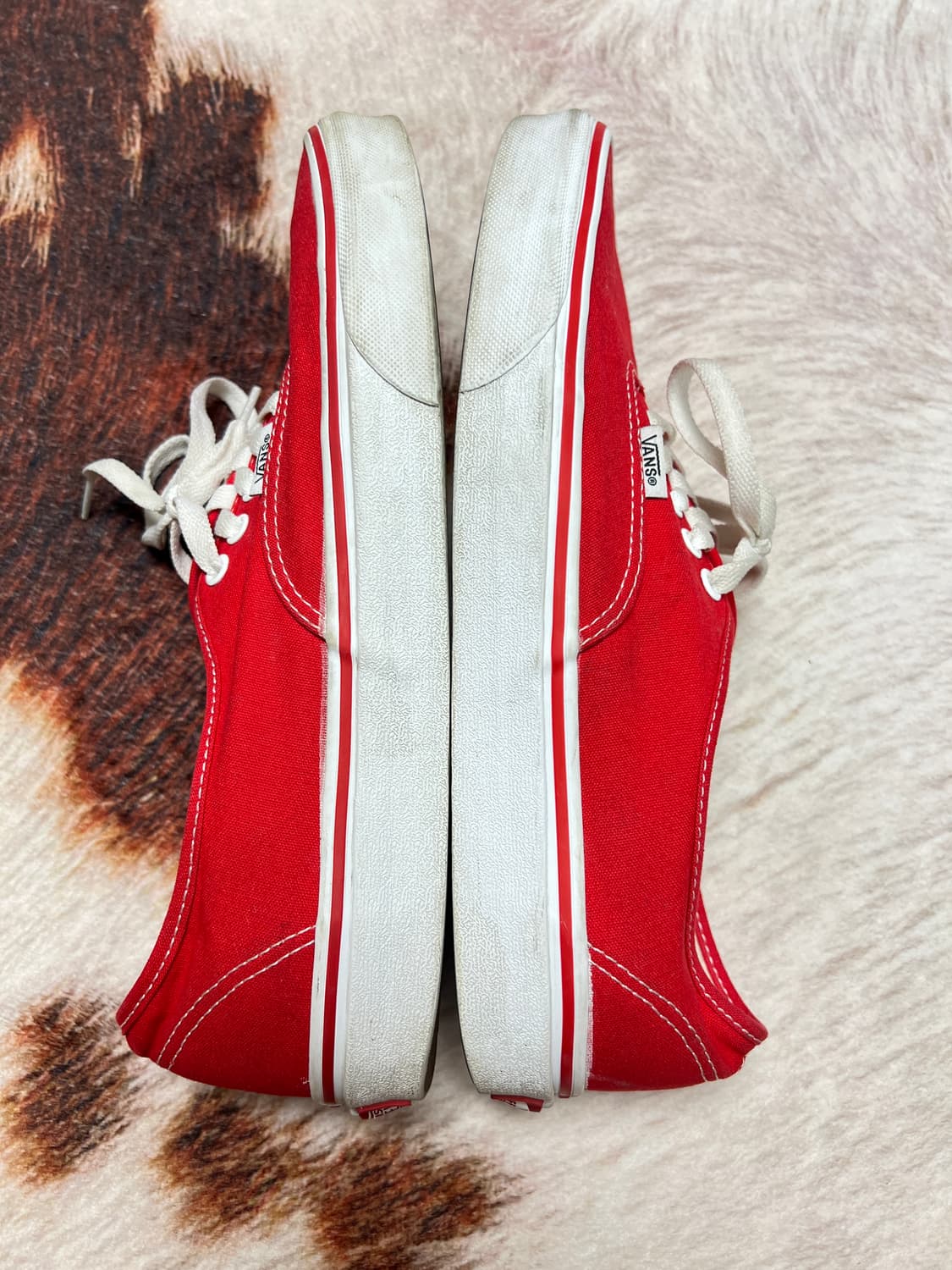 반스 어센틱 레이싱 레드 285mm 상품이미지4