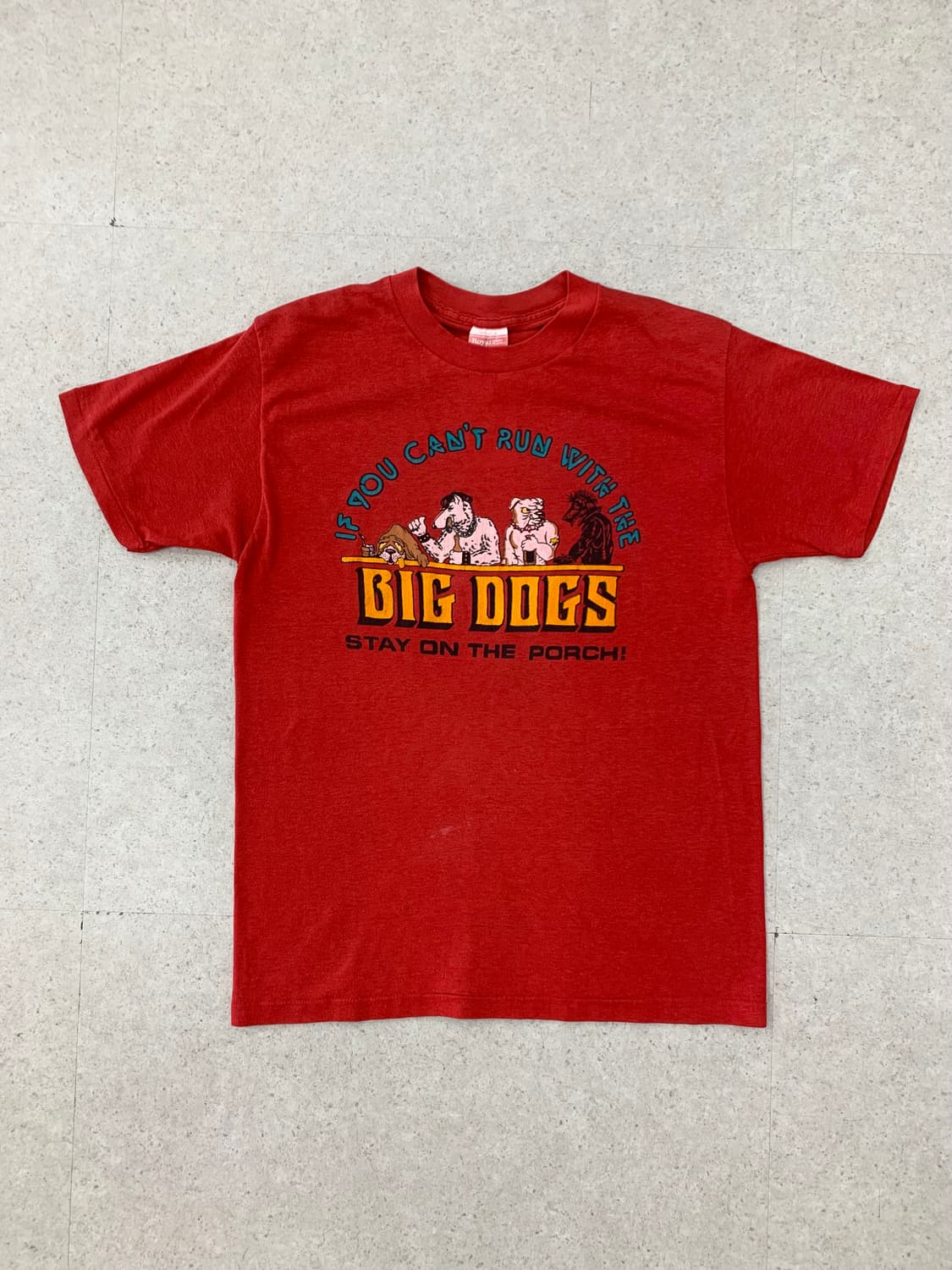80s American vintage 빅독 반팔 Made U.S.A 상품이미지1