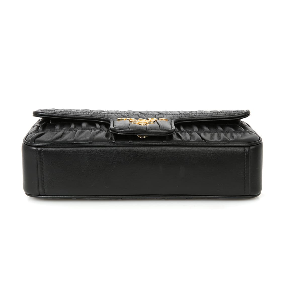 프라다 나파 고프레 체인 숄더백 블랙 플랩 크로스 1BD235 상품이미지7