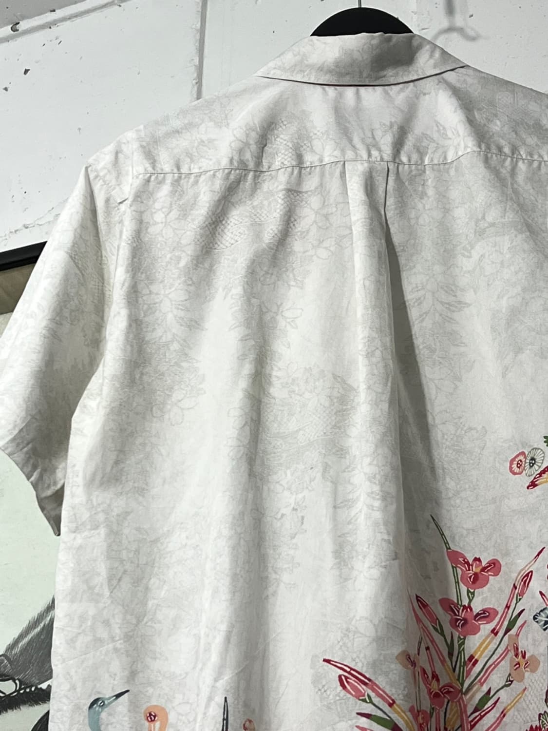 Oriental Flower Printing Half Shirt 상품이미지6