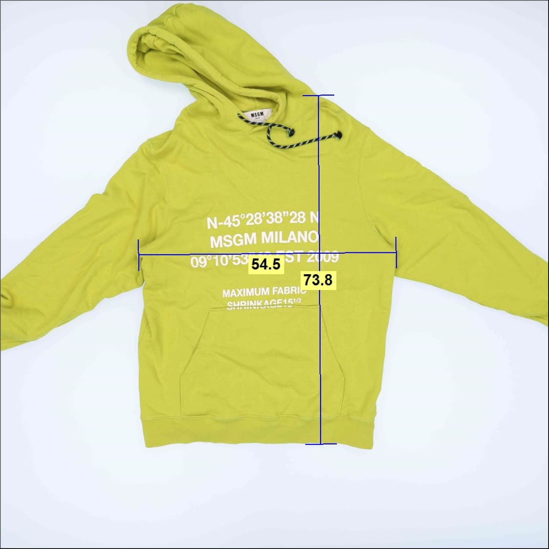 M MSGM 오버핏 후드티 0604J2 상품이미지8