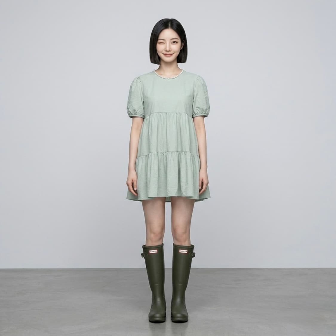 [Free] 연민트 면바스락 원피스 상품이미지3