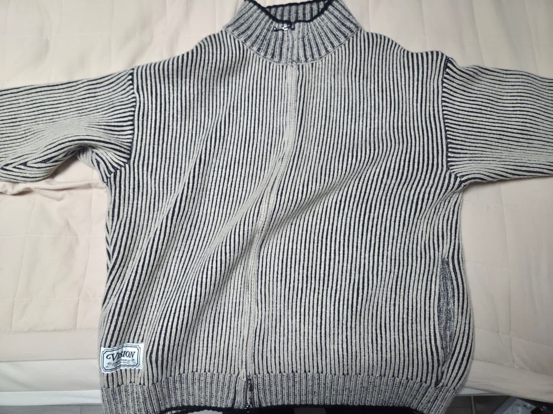 비전스트릿웨어 워셔블 투톤집업 L  1회착 상품이미지2