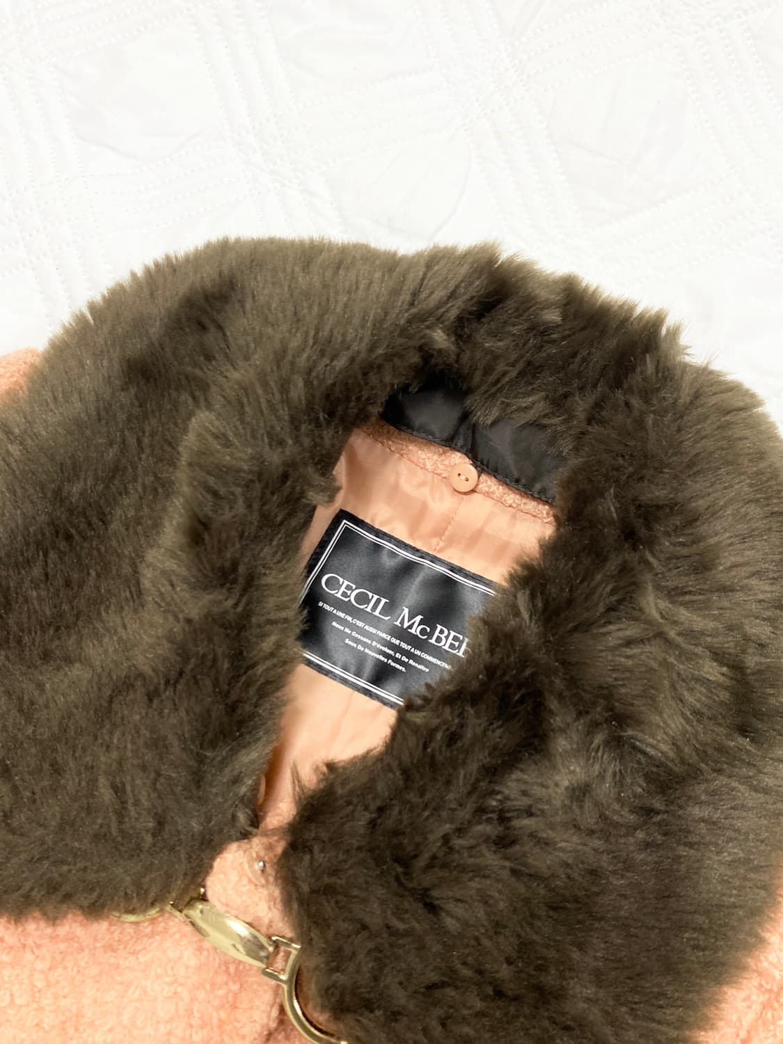 ꒰ঌ 세실맥비 쿠루미 딸기초코 버클 코트 ໒꒱ 상품이미지7