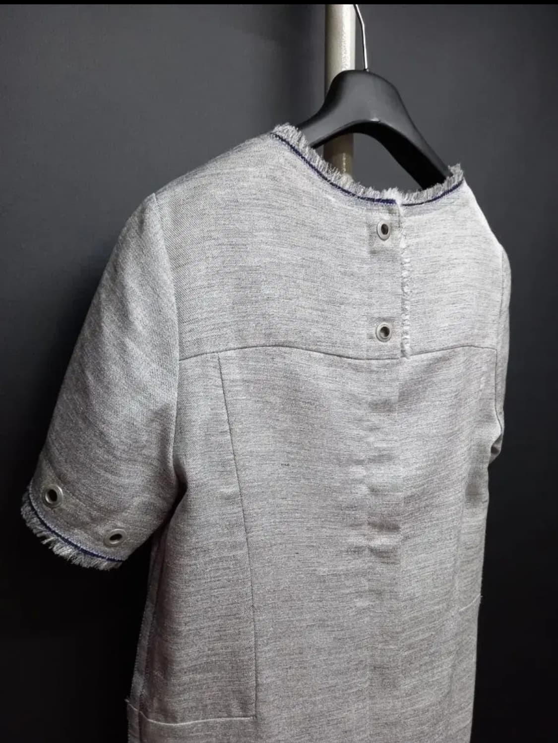 SJSJ 춘하 일자 박시핏 미디 원피스 44 상품이미지7