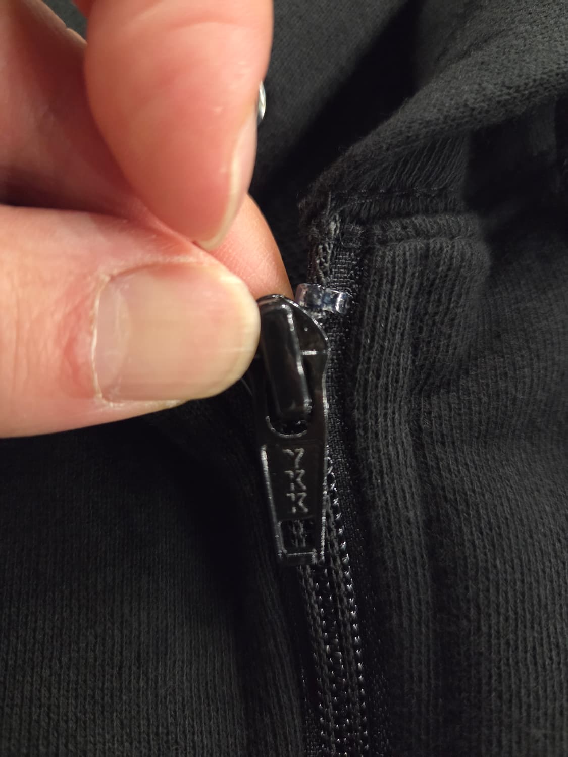 (새상품)꼼데가르송 플레이 블랙 후드집업 L, S 상품이미지6