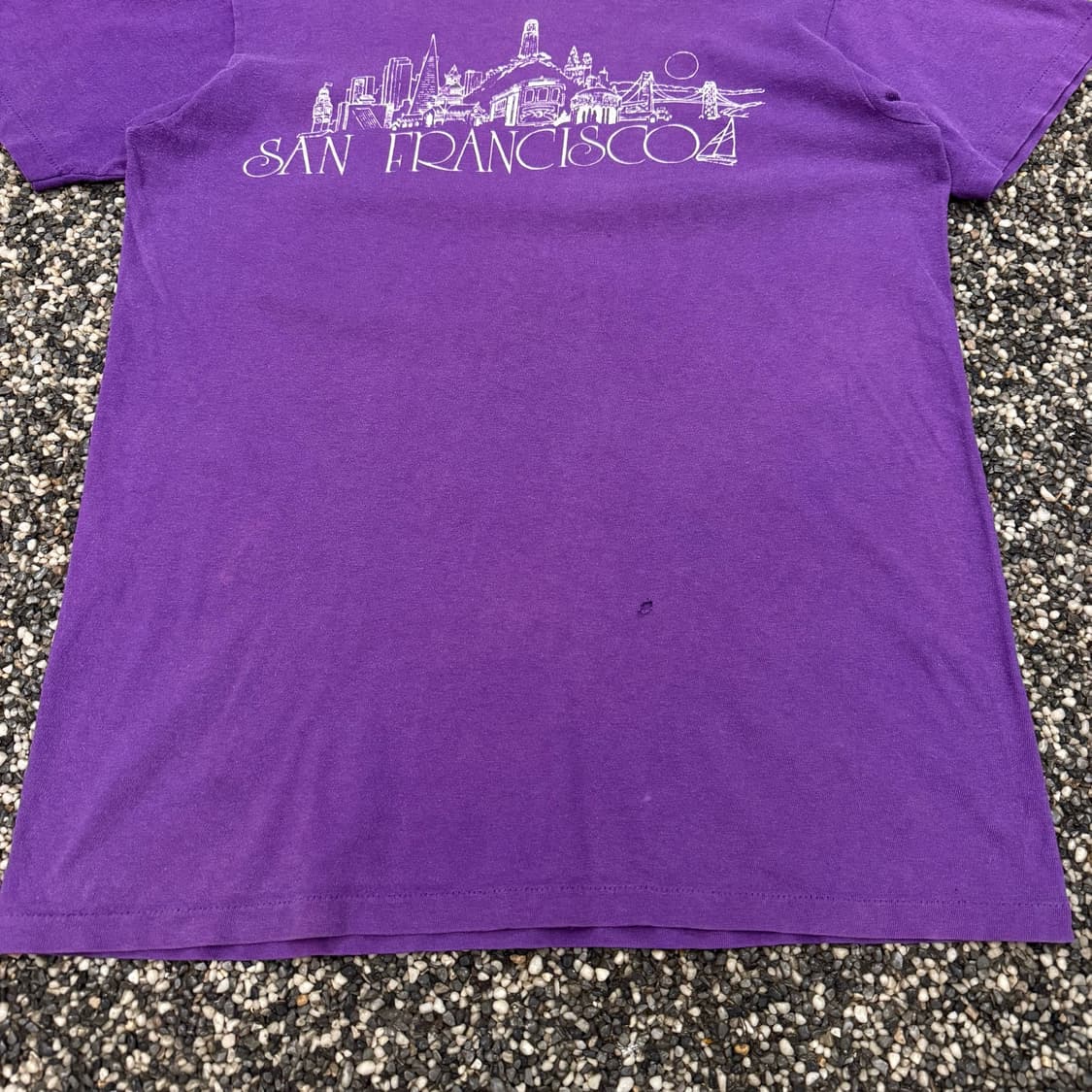 90s 샌프란시스코 빈티지 싱글스티치 티셔츠 made in USA (S) 상품이미지4