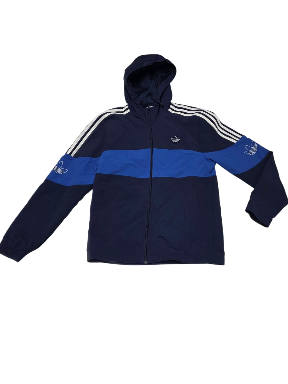 아디다스 트레포일 로고 겨울 후드 점퍼 네이비 블루 M 65 50 상품이미지7