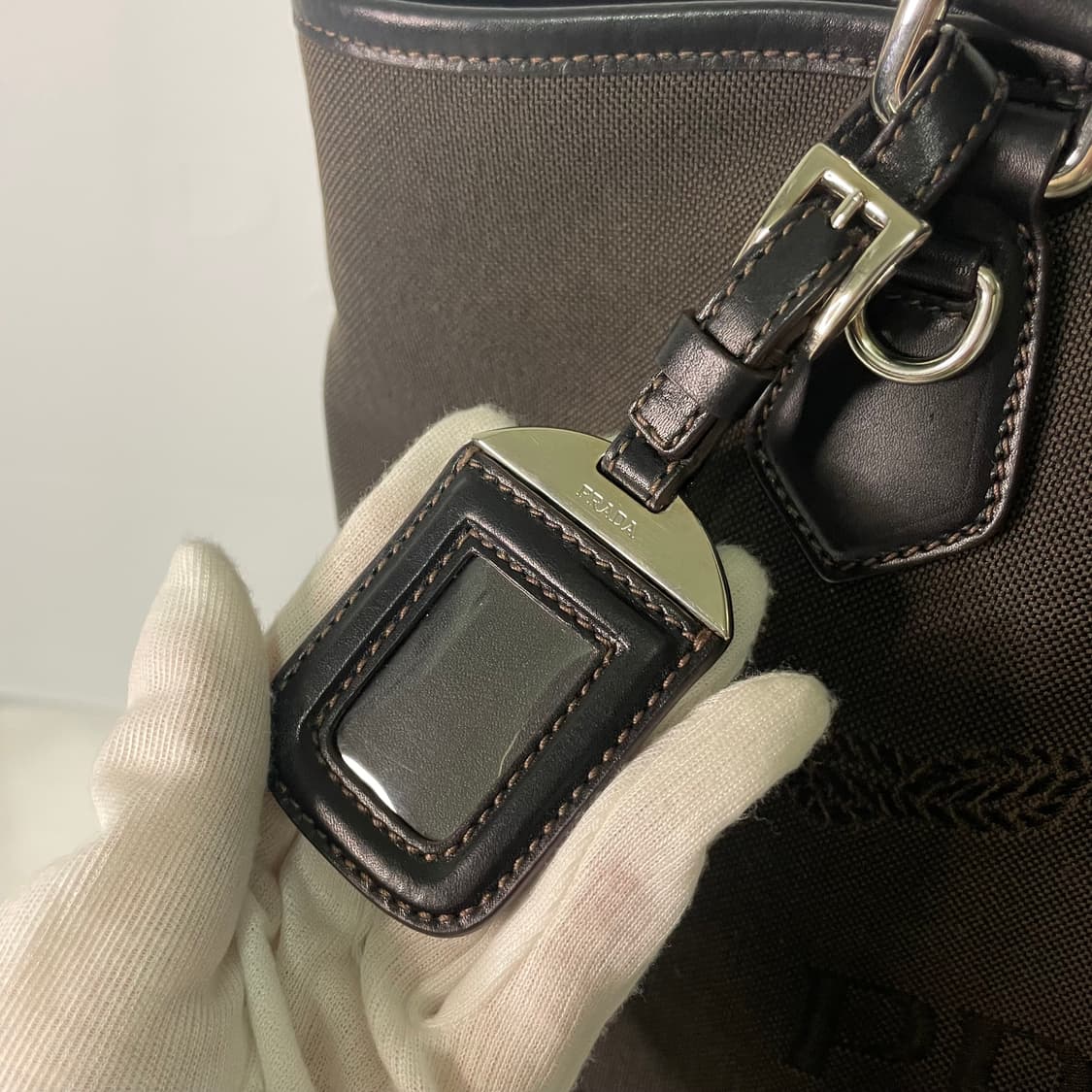 [A급] 프라다 캔버스 로고 숄더백 상품이미지6
