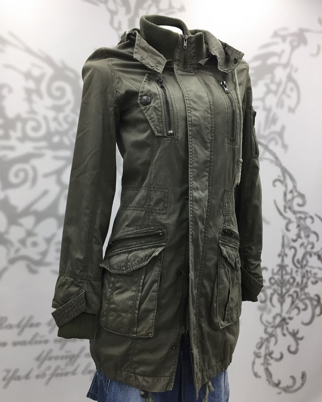 00‘s khaki utility field jacket 상품이미지4