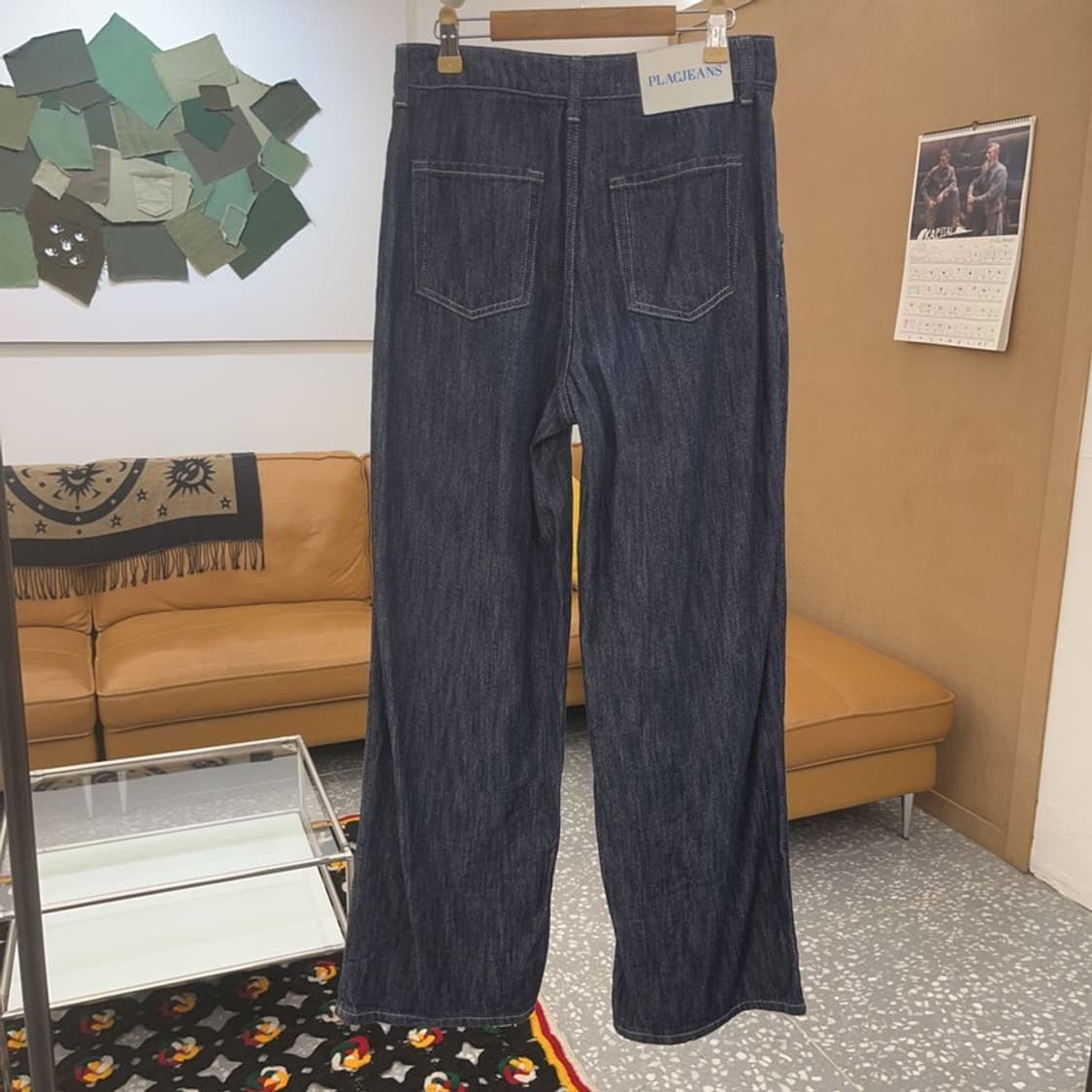 플랙진 MAISON 빈티지무드 와이드 데님팬츠 25인치 C08423 상품이미지4