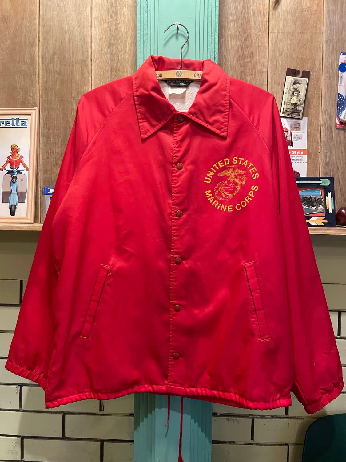 1980-90's Vintage USMC Coach Jacket 상품이미지1