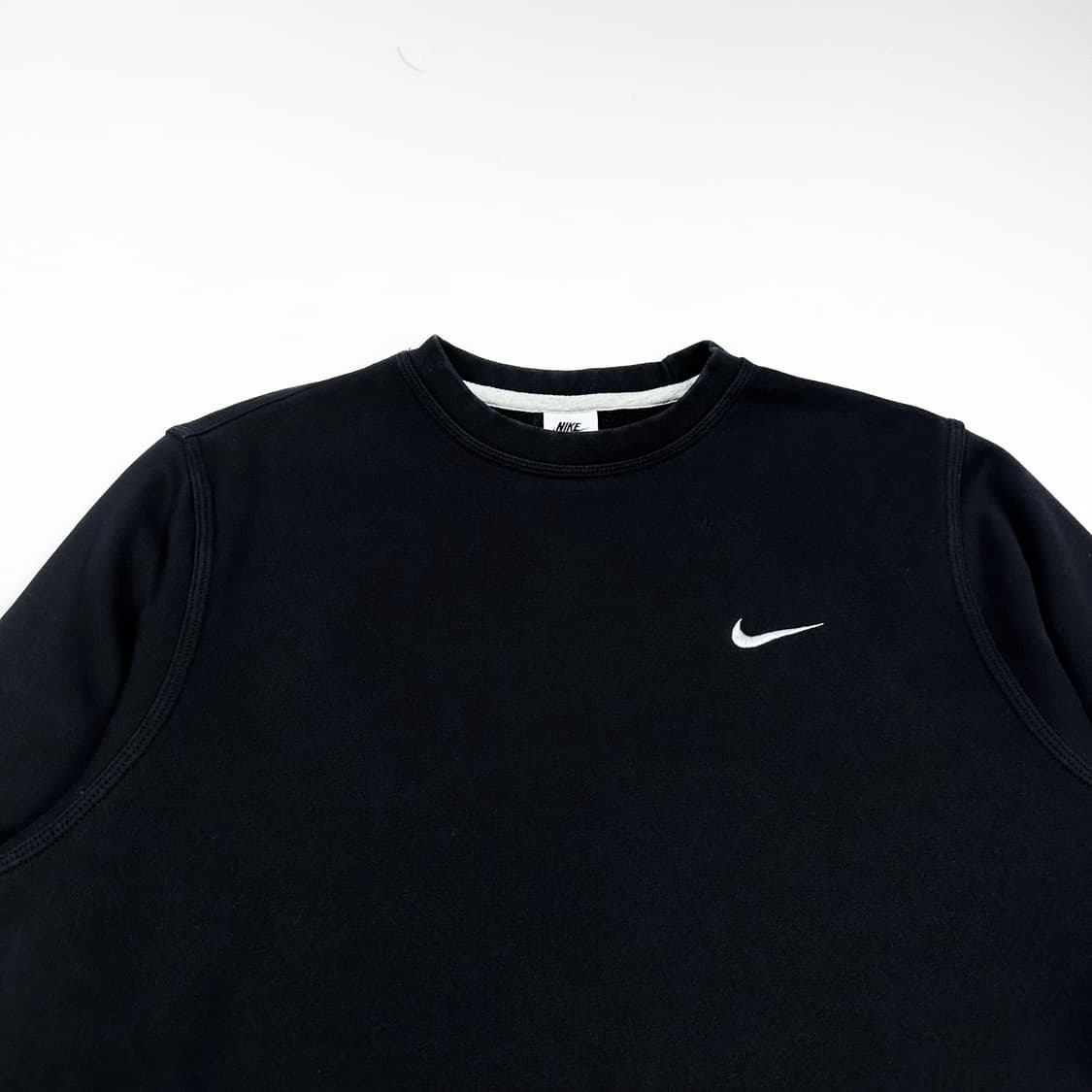 나이키 스우시 블랙 크루넥 맨투맨 (XXL) 상품이미지1