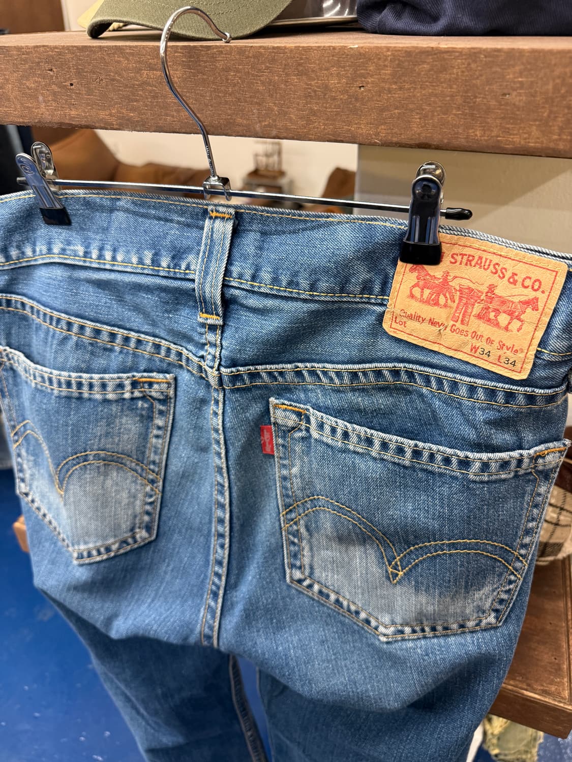 Levis 리바이스 타입1 데님 팬츠 상품이미지6
