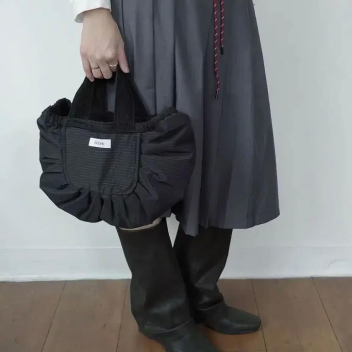 피에브레 가방 백 fiebre corduroy reversible bag 상품이미지1