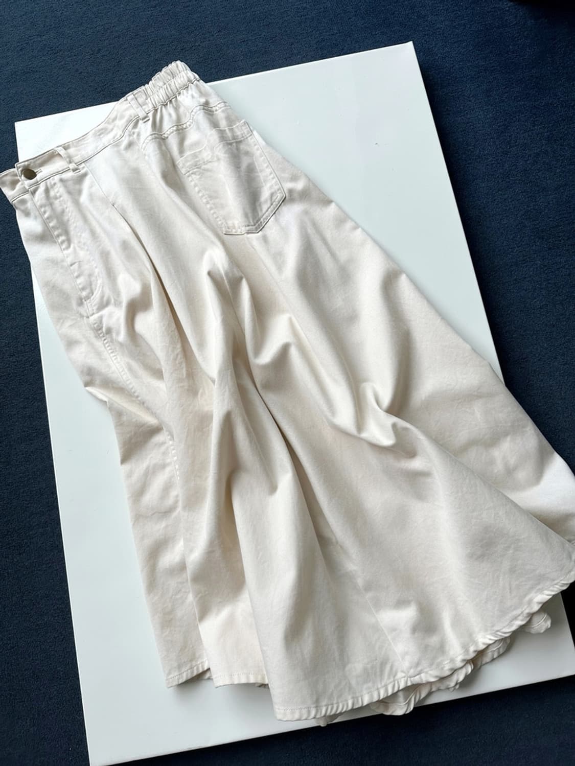 Cotton unbalance hem loose 상품이미지10