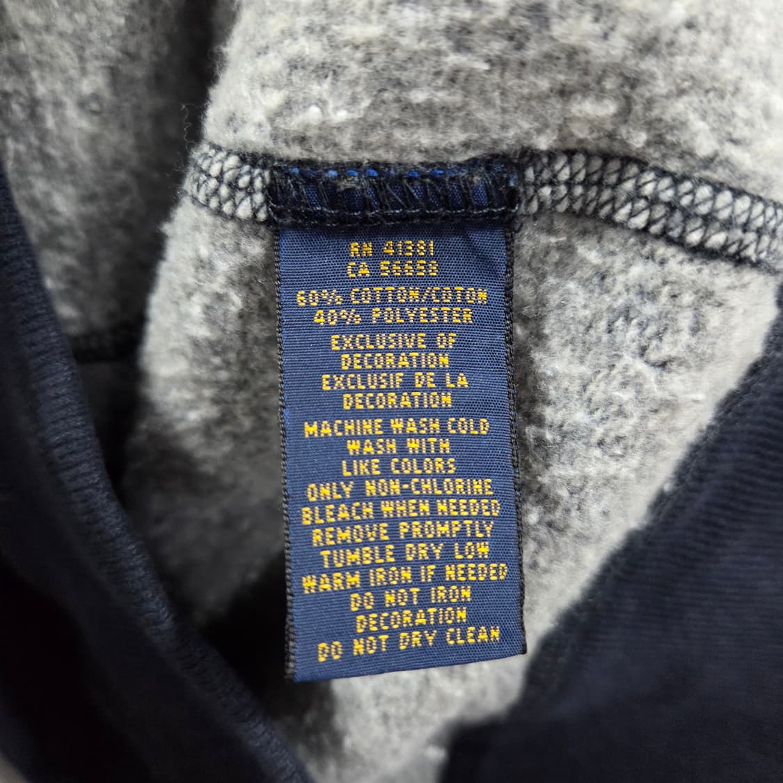 폴로랄프로렌 기모 후드집업 S 상품이미지4