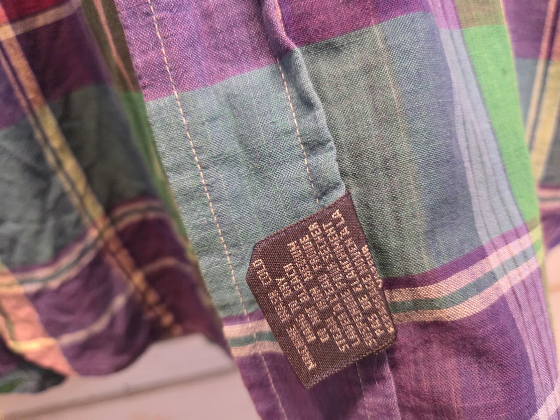 90'S 폴로랄프로렌 마드라스셔츠 상품이미지5