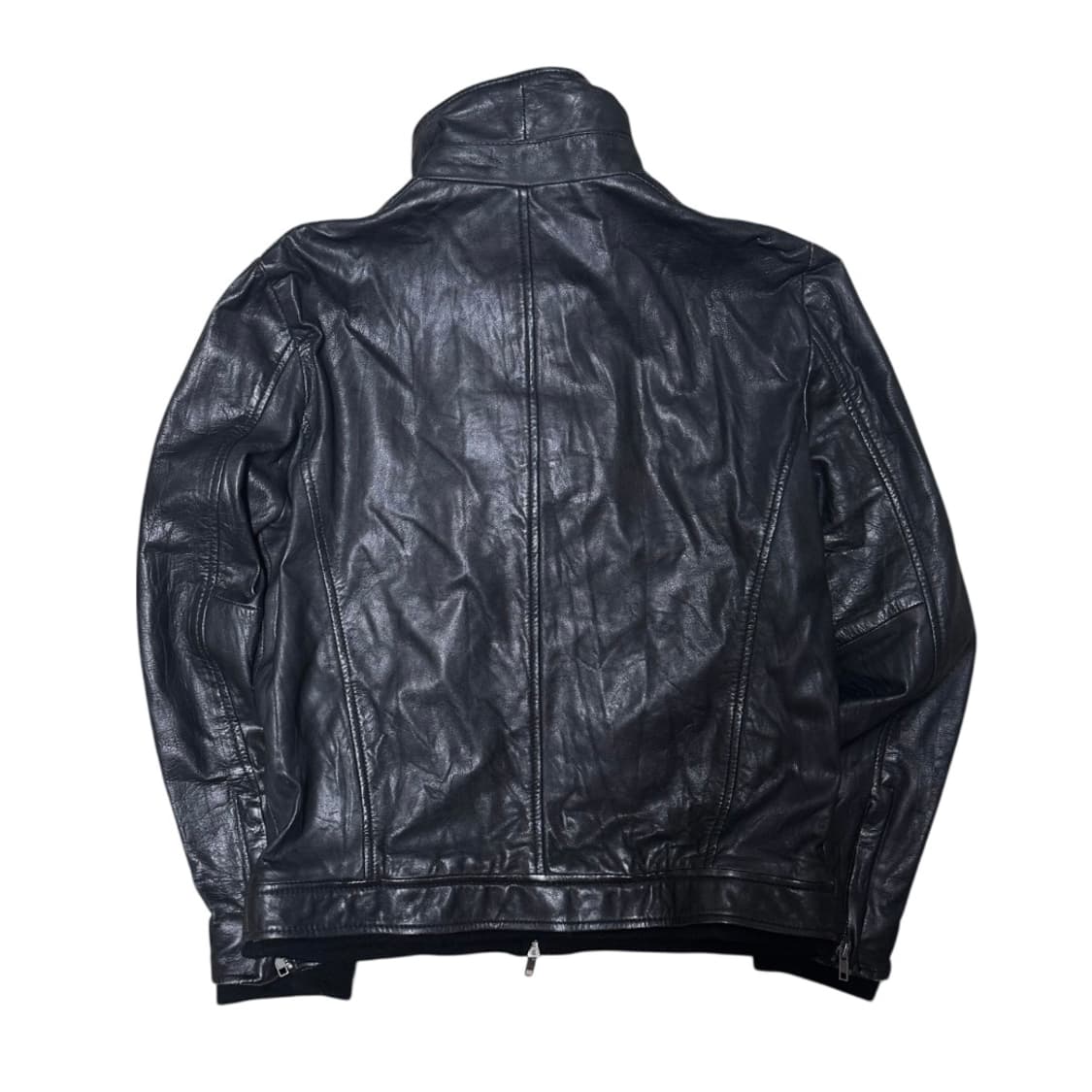 JPN highneck lambskin leather jacket 상품이미지3