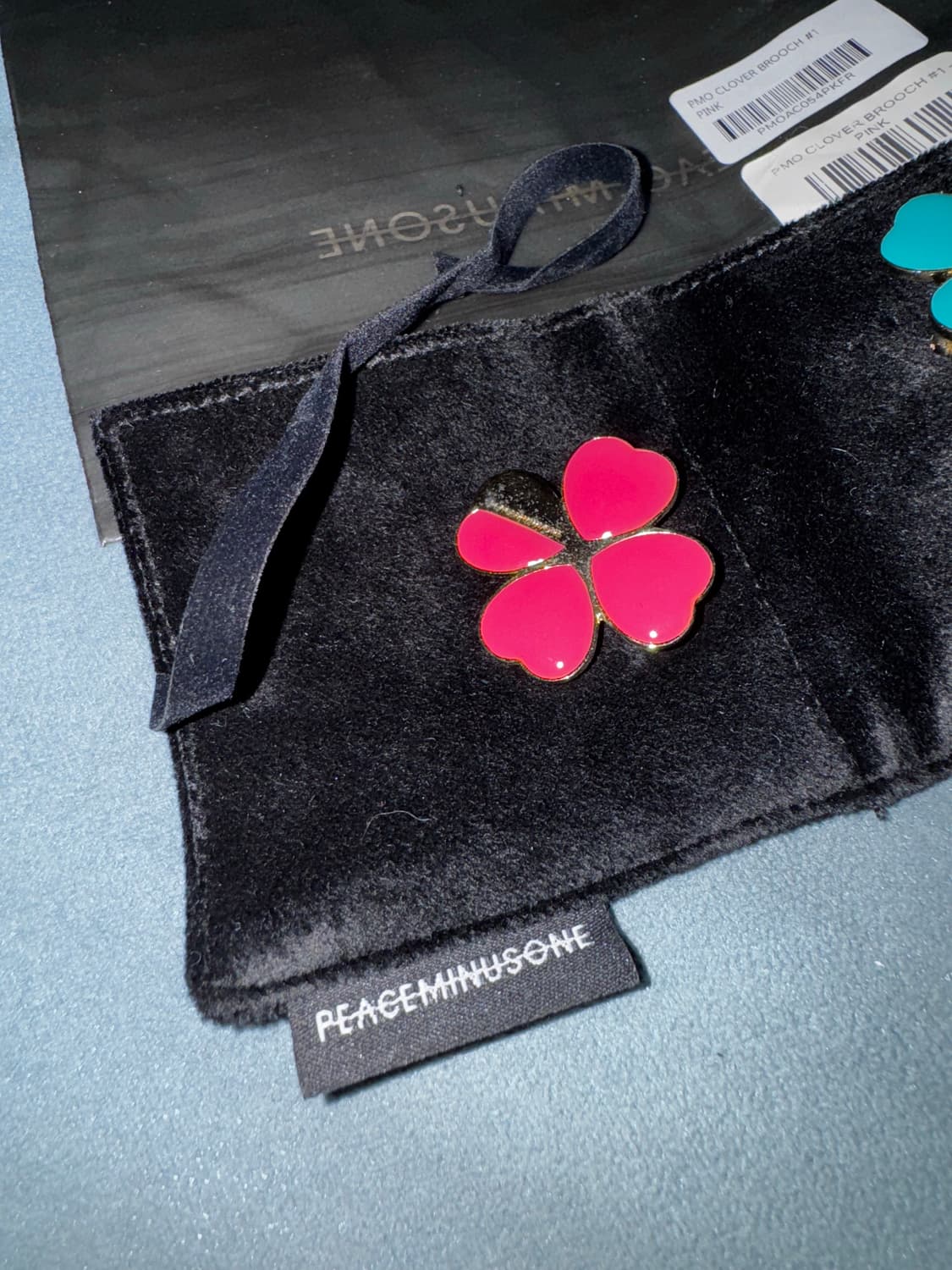 피스마이너스원 CLOVER BROOCH #1 PINK - MINT 상품이미지2