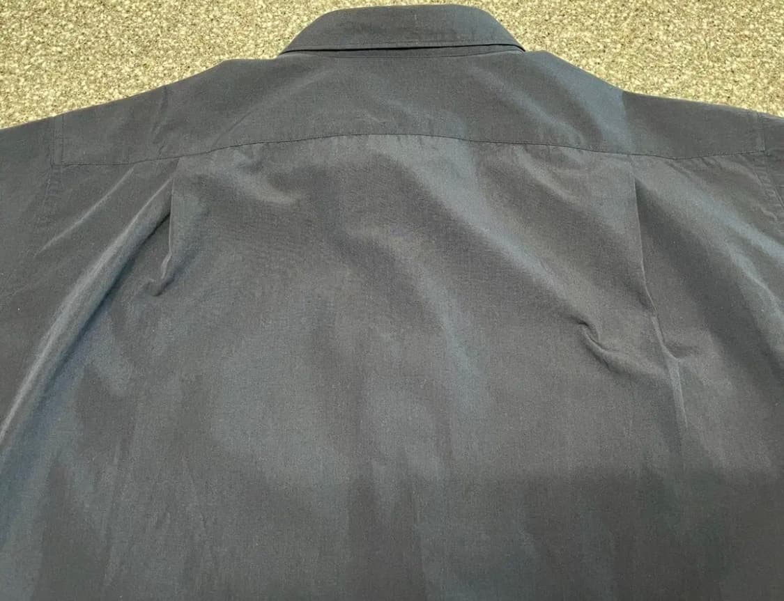 나나미카 레귤러 카라 윈드셔츠 반팔 다크네이비 XL 상품이미지3