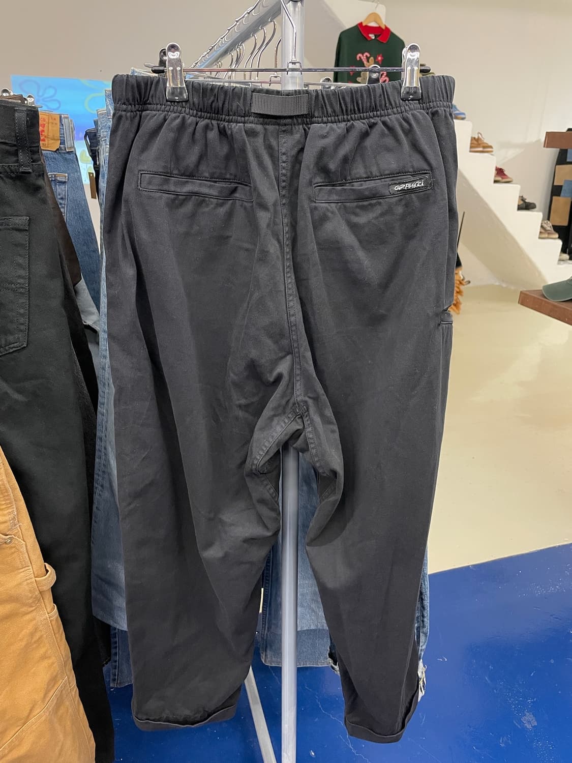 Gramicci 그라미치 블랙 버클 팬츠 상품이미지6