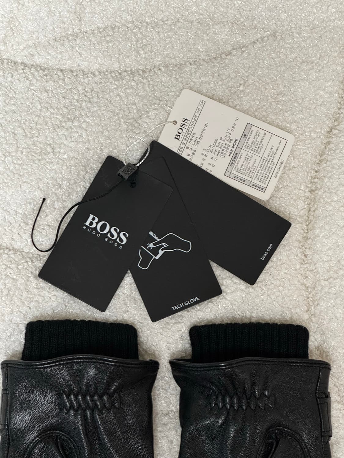 휴고 보스 블랙 100% 양가죽 장갑 상품이미지3