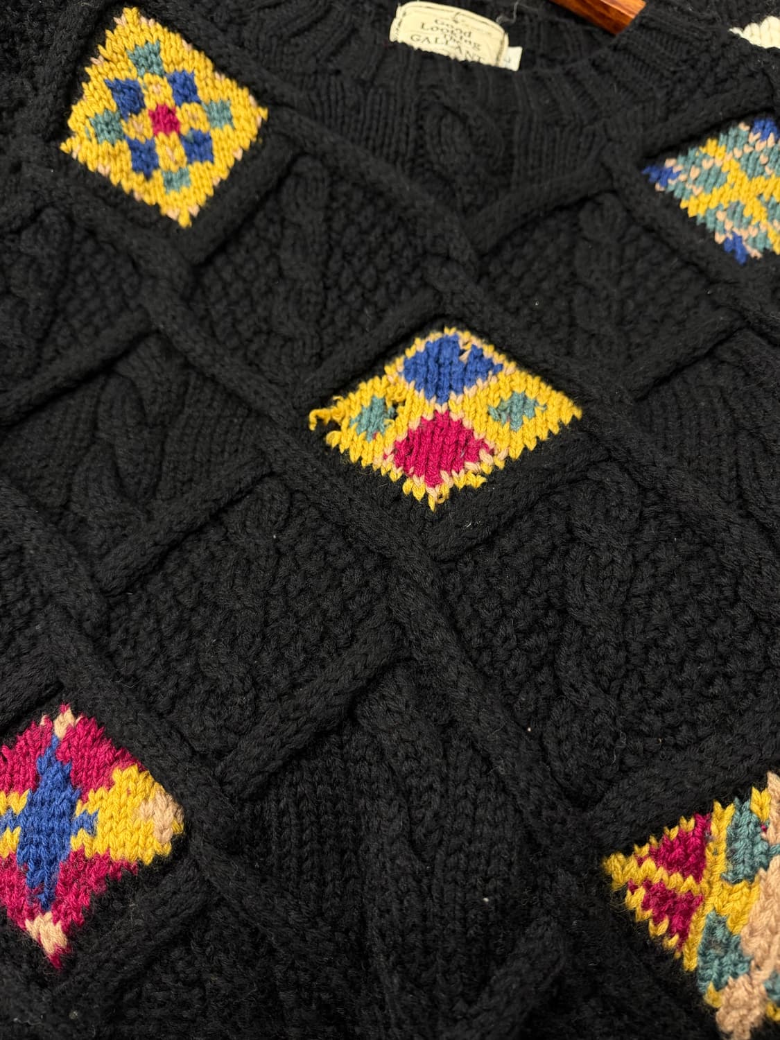 [L~XL] 헤비울 100% 자수 핸드니트 상품이미지3